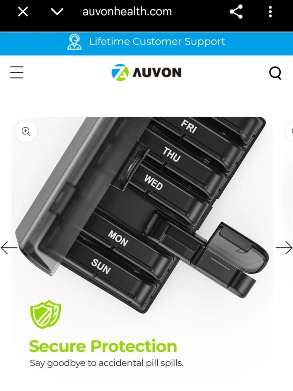 SET OF 2 | 7-Day AM/PM Large Capacity Pill Organizers
